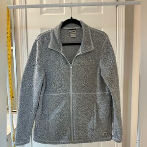The North Face Heather Gray Fleece Jacket